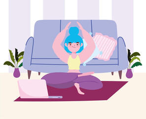 online yoga home