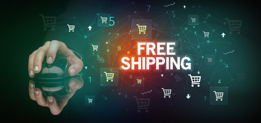 male hand holding wireless peripheral