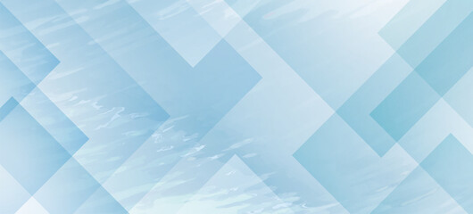抽象_幾何学模様_バックグラウンド_ブルー_エコ_広告_パンフ_背景_手描き_横_水色_春 spring abstract skyblue background image 横長