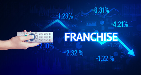 male hand holding wireless peripheral