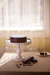 Delicious cakes, chocolate cake, chocolate, handmade sweets, confectionery