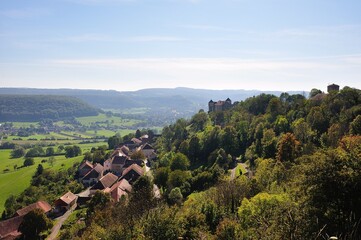 Paysage de Franche - Comté ( Belvoir )