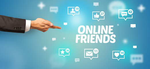 Close-Up Of Cropped Hand Pointing