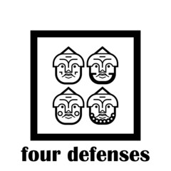 set of icons, faces in helmets