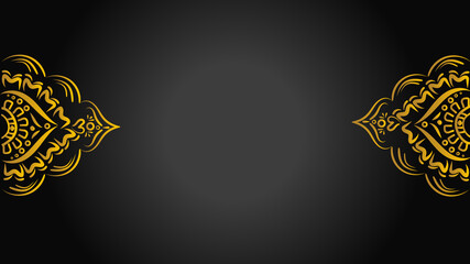 Luxury mandala background for wedding card, greetings ,banner ,eid ,ramadan decoration © Afifa