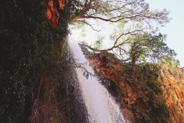 Cascada Cola de Caballo. Parque natural del Monasterio de Piedra donde se dan numerosos fenómenos...