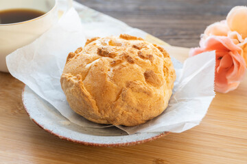 ダブルクリームのシュークリーム