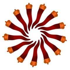 13 corni portafortuna di Napoli