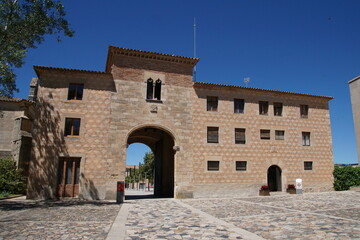 The Royal Abbey of Santa Maria de Poblet is a Cistercian monastery, founded in 1151, Catalonia, Spain