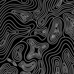 Original abstract design black and white pattern.
