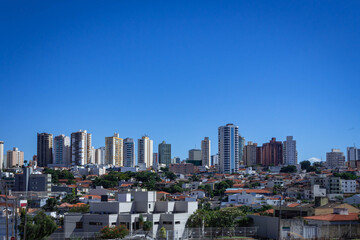Fototapeta premium Vista parcial da cidade de Uberlândia, estado de Minas Gerias, Brasil