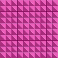 Pink halves of tiles. Vector seamless ornament.