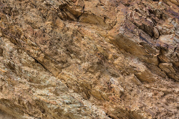 paredes de piedra típicas de la sierra de Portman y minas de Cartagena