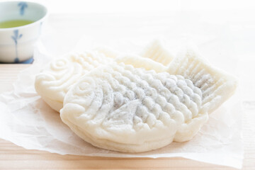 白いもちもちなたい焼き