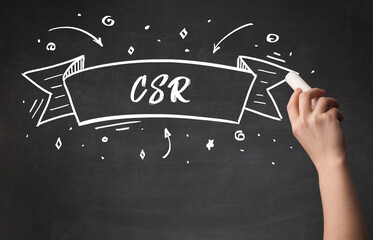 Hand drawing abbreviation concept