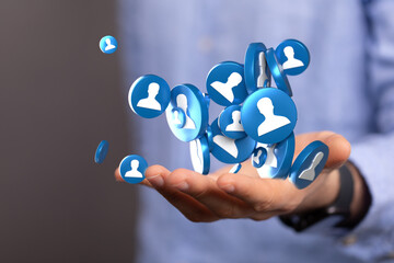 conference team work connection digital concept