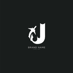 Alphabet letter Initial J logo and JJ logo vector design, favicon, minimal, creative, symbol, sign, monogram, template, logotype, name, brand, startup, company, premium business typeface.