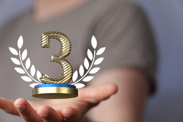 anniversary 3 yearin hand