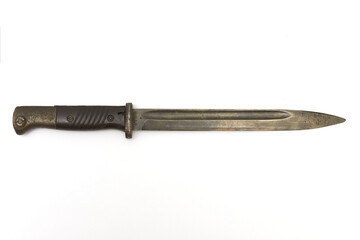 M 98 military army fighting knife used as throwing weapon