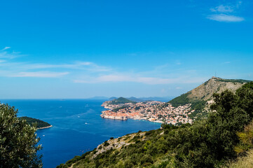 Fototapeta na wymiar Croatia, Gorgeous view over old town of Dubrovnik