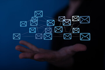 Email Inbox Electronic Communication Graphics Concept