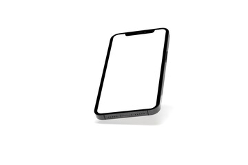 Naklejka premium smartphone With Blank Screen in 3d