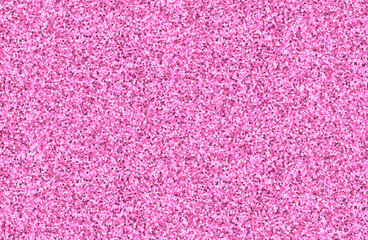Pink glitter and confetti. Seamless vector illustration.