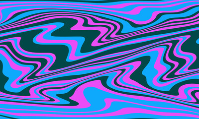 Psychedelic groovy background. Colorful abstract background.