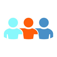 Employee Engagement Team design. Workforce Organization Vector Icon