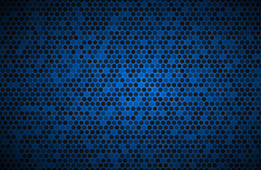 Dark blue widescreen background with wheels with different transparencies. Modern geometric design. Simple vector illustration.