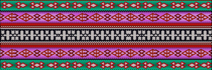 Traditional ethnic ornament for use on fabrics, tiles, ceramics and other interior details.