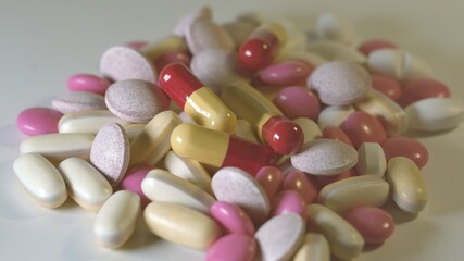 Fototapeta na wymiar Drugs & Vitamins