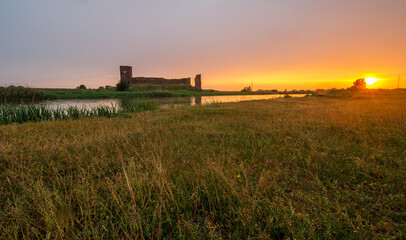 Fototapeta premium Medieval royal castle in City of Kolo - Poland