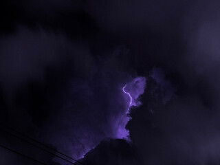 smoke on black background