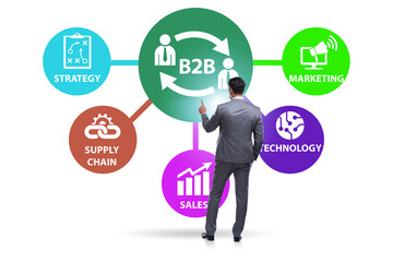 Business to business concept with business people