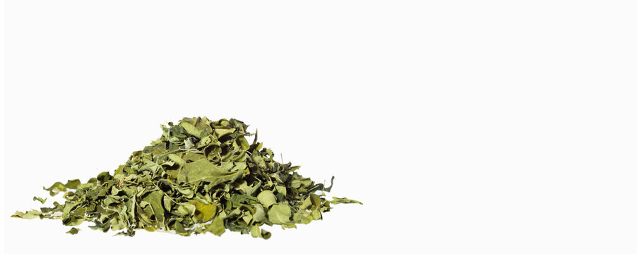 Organic dried moringa leaves - Moringa oleifera.