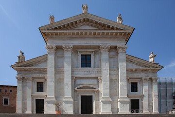 Catholic cathedral dedicated to the Assumption of the Blessed Virgin Mary, in the city of Urbino, Italy
