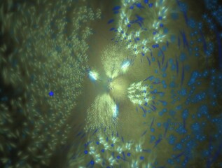 Imaginatory fractal background generated Image