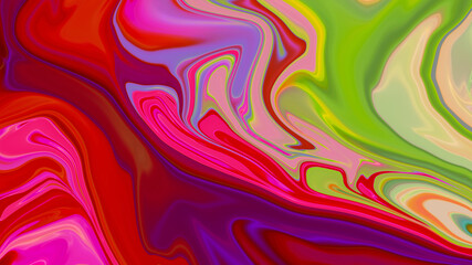 Abstract multicolored textured liquid background