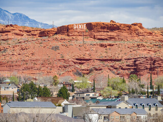 White Dixie letter of The Dixie Sugarloaf