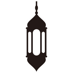 islamic lantern logo icon design