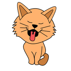 cute cat cartoon