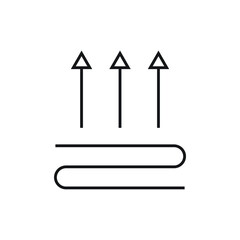 Heating floor icon design. vector illustration