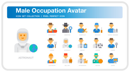 Occupation Avatar icon set