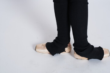 Ballerina feet dance performance flexibility elegant