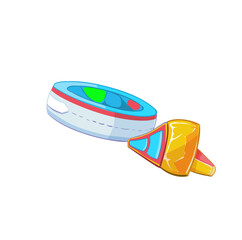 cute funny cartoon cheese illustration on background