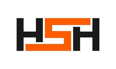 Letter SH vector logo