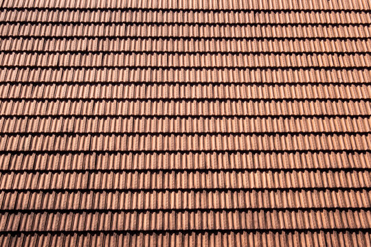 Padrão de telhado de telhas francesas