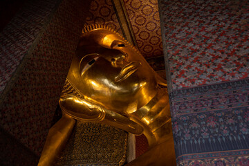 Buddha statue Wat Pho bangkok thailand