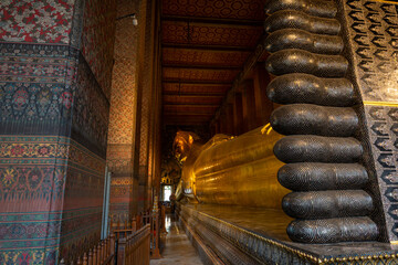 Buddha statue Wat Pho bangkok thailand